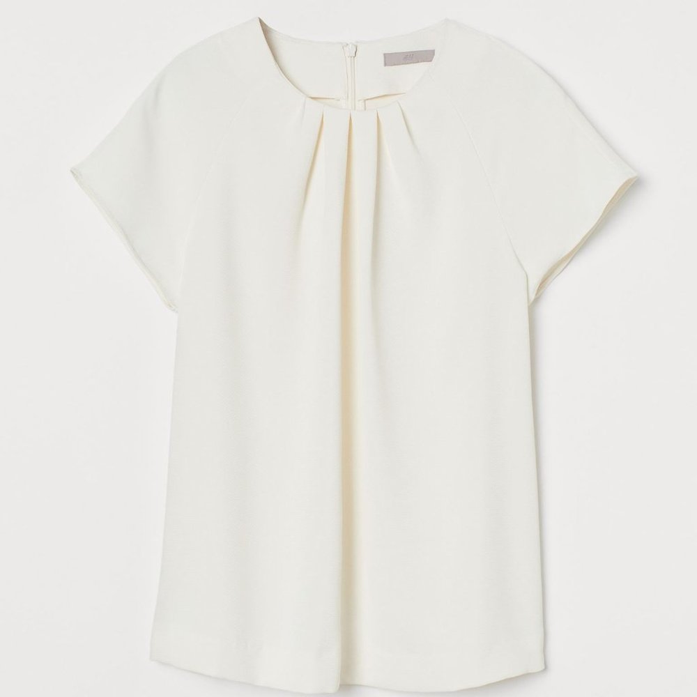 H&M pleated collar blouse - Picture 3 of 3
